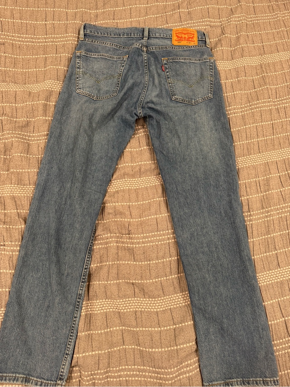 Levi's Men’s Jeans 505 size 32 x 32 Straight Jeans Light Blue